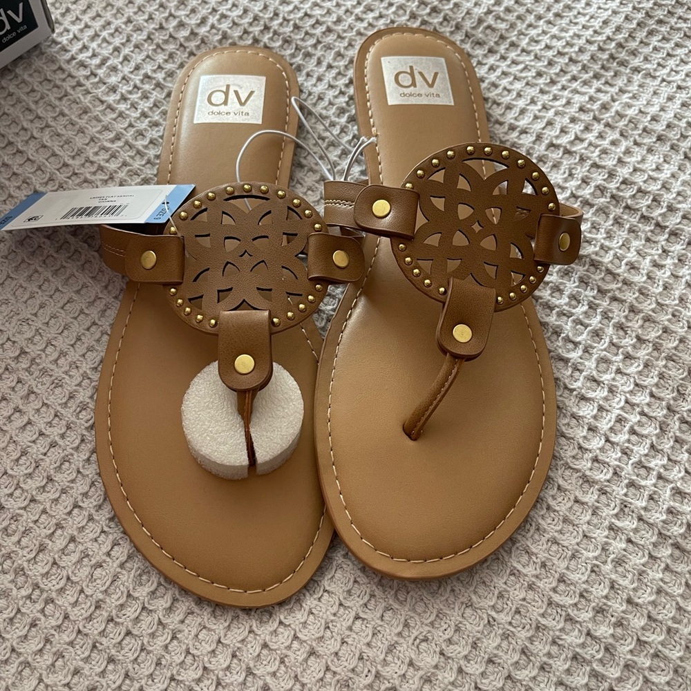 Flat slip on sandals